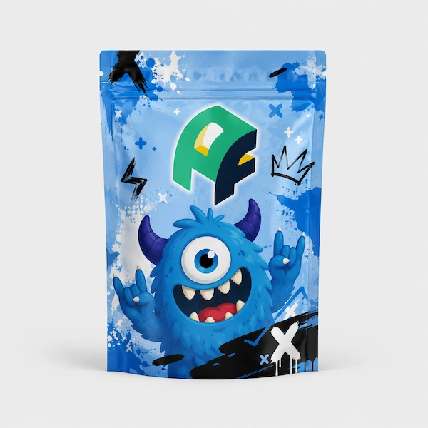 Custom Printed 4x6 x2 ” Mylar Bags (1/4 oz)